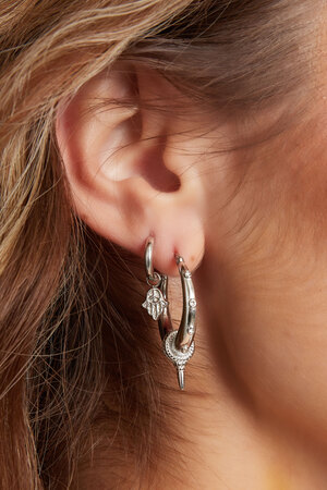 Boucles d'oreilles avec breloque - or h5 Image3